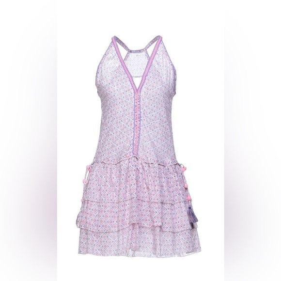 Poupette St Barth pink purple mini dress NWT - Picture 1 of 8